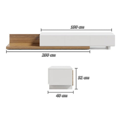 TV table 200x40cm