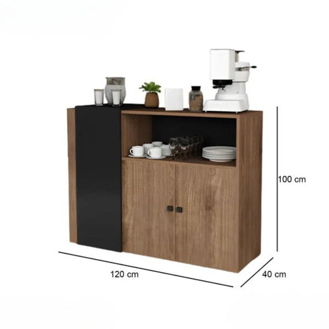 Coffee Corner with shelf 120x40cm