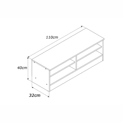 TV table 110x32cm
