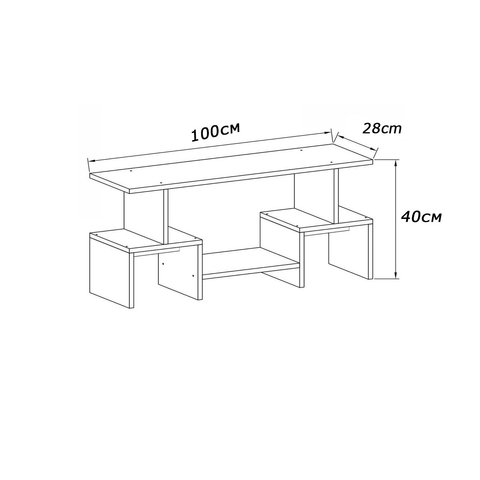 TV table 100x28cm