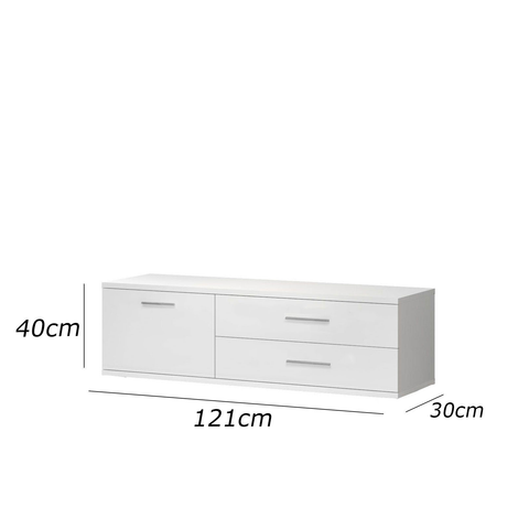 TV table 121x30cm