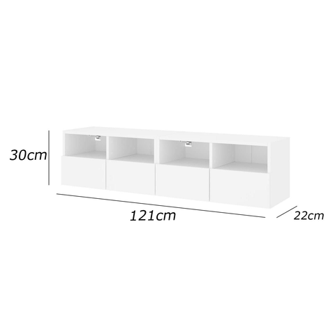TV table 121x22cm